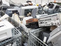 The United States is far from recycling discarded electronics to make new ones. Credit: zlikovec/Shutterstock
