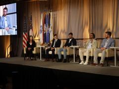 U.S. Army leaders and experts sit on a panel at TechNet Augusta 2024. Credit: Michael Carpenter, AFCEA.