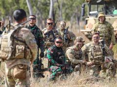 To kick off Exercise Talisman Sabre 23, U.S. Army’s soldiers conduct a “rehearsal of concept” drill with soldiers from the Australian Defence Force, German armed forces and Indonesian army at Townsville Field Training Area in Australia, July 21, 2023. Talisman Sabre is one exercise being used to develop a mission partner environment with zero-trust cybersecurity features. U.S. Navy photo