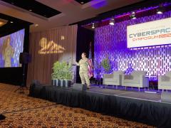 Performing the basics of cybersecurity, including updating operating systems and adding patches, will go a long way in helping to improve cybersecurity, says Brig. Gen. Christine Rummel, USAR, speaking at AFCEA Rocky Mountain Cyberspace Symposium on February 12.