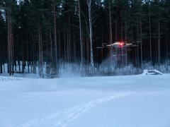 U.S. Marines partake in test flight operations in Finland to study drone capabilities in arctic climates. Credit: Lance Cpl. Christian Salazar