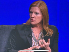 Kirsten Davies speaks at the RSA Conference in 2025. Credit: Davies' LinkedIn profile