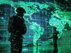 Beth Ferry speaks on the the U.S. Army's C5ISR Center's priorities and goals. Credit: Dominbgo-adobe.stock.com generated with AI