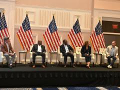 Cyber experts talk about educating the cyber workforce at the 2025 Intelligence & National Security Summit. Credit: Herman Farrer Photography