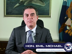 Under Secretary of War for Research and Engineering Emil Michael announces six critical technology areas for U.S. defense. Credit: Office of the Under Secretary of War for Research and Engineering's LinkedIn