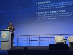 Col. Tilisha Lockley, commander of DISA Europe, outlines the ways her agency is advancing the priorities set by DISA Director Lt. Gen. Paul Stanton at TechNet Transatlantic 2025.