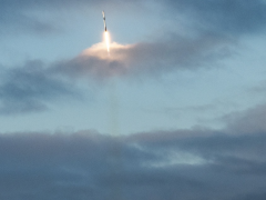 In September, the Space Development Agency (SDA) launched via a SpaceX Falcon 9 rocket assets for SDA’s Tranche 1 mission, from Vandenberg Space Force Base, California. Credit: U.S. Space Force photo by Master Sgt. Eric Burks