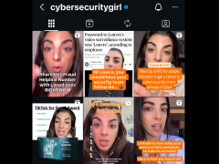 A social media presence about the importance of cybersecurity can be an effective way to reach young people about the possibilities of the cyber workforce, according to ‘CyberSecurity Girl,’ Caitlin Sarian.