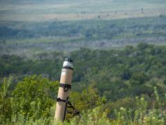 The munition is launched from the Switchblade’s firing mechanism during a Switchblade live-fire exercise on Fort Hood, Texas, September 2025. Credit: U.S. Army photo by Spc. Julian A. Winston 