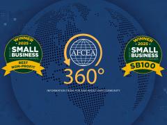 AFCEA International wins the Best Non-Profit Award and an SB100 Award from the 2025 Best of Small Business Awards.