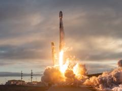 The U.S. Space Force’s Space Systems Command Assured Access To Space and Space Launch Delta 30 teams successfully launch the Space Development Agency’s Tranche 1 Transport Layer-B mission aboard a SpaceX Falcon 9 rocket from Space Launch Complex (SLC)-4 East at 7:12 a.m. PST from Vandenberg Space Force Base, California, September 10, 2025. Credit: SpaceX