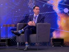 Leonel Garciga, then-chief information officer for the Department of the Army, speaks at AFCEA NOVA Army IT Day 2026, held in McLean, Virginia.