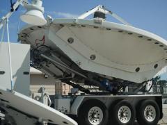 The Meadowlands system, a compact and mobile version of the CCS, uses ground-based radio frequency units to disrupt satellite communications. Credit: L3Harris