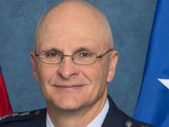 Lt. Gen. Arnold W. Bunch Jr., USAF, military deputy, Office of the Assistant Secretary of the Air Force for Acquisition, spoke at the AFCEA International/GMU Critical Issues in C4I Symposium.