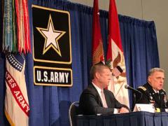 At the Association of the U.S. Army Annual Meeting, Acting Secretary of the Army Ryan McCarthy and Gen. Mark Milley, USA, Army chief of staff, unveil plans to improve the Army's acquisition process and modernize the force.