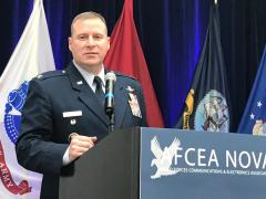 The Air Force is becoming more of a software company with hardware components, and is buying capabilities, says Col. Chad Raduege, USAF, director of cyberspace and information dominance, Air Combat Command.