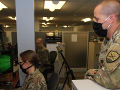 U.S. Army soldiers support the U.S. Cyber Command. Army cyber activities are ramping up to reach across the Defense Department with improved capabilities. Credit: Steven Stover, 780th Military Intelligence Brigade