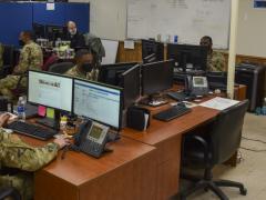 The Defense Information Systems Agency (DISA) is developing robotic process automation solutions to automate some computer security authorization processes, which will reduce workloads and offer efficiencies to warfighters, such as to the airmen from the 4th Communications Squadron at Seymour Johnson Air Force Base, North Carolina, who are responsible for authorizing and supporting about 7,000 computer users at the base. U.S. Air Force photo by Airman 1st Class Kimberly Barrera