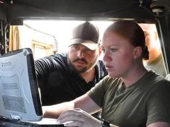 Marine Corps Tactical Systems Support Activity trains Marines on networking on-the-move. Sky Laron, Marine Corps Systems Command
