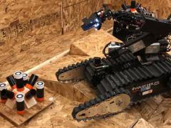 The Department of Homeland Security’s Science and Technology Directorate and the National Institute of Standards and Technology’s benchmarks are helping public safety officials by providing clear rules for evaluating how well robots perform tasks. Photo credit: DHS S&T
