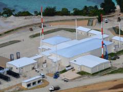 The Air Force’s new Space Fence solution, installed in the Marshall Islands on the Kwajalein Atoll, will provide “unprecedented” situational awareness in space, the Space and Missile Systems Center reports. Photo courtesy of Lockheed Martin