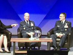 Secretary of the Air Force Heather Wilson, Gen. Stephen Wilson, USAF, vice chief of staff for the Air Force, and Air Force Maj. Gen. William Cooley, commander, Air Force Research Laboratory, discuss the process to update the service's research priorities.