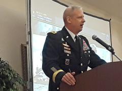 Lt. Gen. Scott Berrier, Army deputy chief of staff, G-2, speaks at the AFCEA Army Signal Conference.