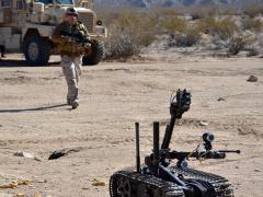 Foster Miller has been awarded a post-production support contract for the Man Transportable Robotic System.