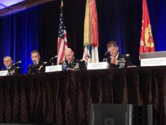 Panelists discuss network modernization at TechNet Augusta 2017.
