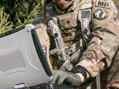 The wearable authentication tokens will enable soldiers at every echelon to prove their identity when operating systems, devices and applications on the Army tactical network. Credit: Spc. Dustin D. Biven, USA, 22nd Mobile Public Affairs Detachment