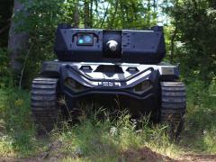 Textron describes its Ripsaw M5 Robotic Combat Vehicle as providing speed, mobility and unmanned capability. The company has been selected to provide four medium robotic vehicles to the U.S. Army. QinetiQ North America will be awarded a contract for four light ground robots. Photo courtesy of Textron