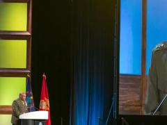 Lt. Gen. Vincent R. Stewart, USMC, director, Defense Intelligence Agency, speaks at the Department of Defense Intelligence Information System 2017 Worldwide Conference.