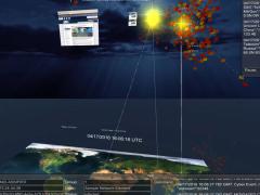 LinQuest's cyber solution allows analysts to view data in 3-D.