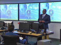 Robert Dixon, special adviser for innovation, DIA, announces the agency’s third industry day series set for August 2-3 at Joint Base Anacostia-Bolling, Washington, D.C.