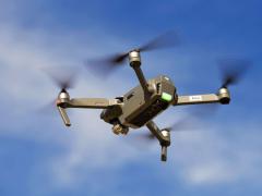Sandia National Laboratories researchers leading the MARCUS project are developing a system to capture small unmanned aircraft systems then fly them away from crowds or sensitive areas such as government buildings. Photo by Randy Montoya