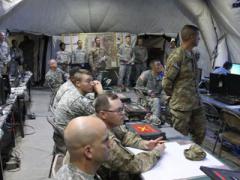 The U.S. Army is updating mission command network software and hardware, condensing more than a dozen versions to one standard baseline. (U.S. Army photo by Bridget Lynch, PEO C3T Public Affairs)