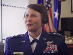 Maj. Gen. Sandra Finan, USAF, discusses her unique path, barriers she helped break and future opportunities that exist for women in the Air Force.