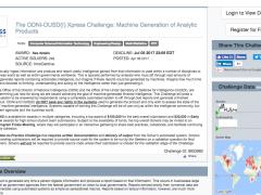 The home page of the ODNI’s Xpress challenge serves both as an information resource about the competition and a portal for potential entrants. Organizations are able to register to compete right up to the end of the contest on July 5.