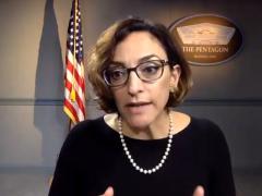 Katie Arrington, chief information security officer for Acquisition and Sustainment, U.S. Department of Defense, says there’s no point in developing software if it’s not secure, during a webinar on securing the federal software supply chain.