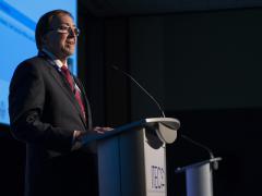 Glen F. Post III, CEO and president, CenturyLink, describes the difficulty in building a network of trusted peers at NITEC 2017.