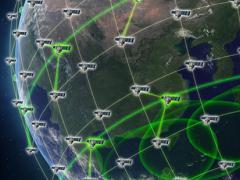 DARPA’s Blackjack program wilDARPA’s Blackjack program will leverage commercial low Earth orbit solutions, says Paul “Rusty” Thomas, Blackjack program manager. Concept graphic courtesy of DARPAl leverage commercial low Earth orbit solutions, says Paul “Rusty” Thomas, Blackjack program manager. Credit: Concept graphic courtesy of DARPA