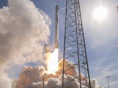 SpaceX, which is pioneering the ability to re-use rockets for launches, just obtained governmental approval for a new satellite-based broadband system. Photo courtesy of SpaceX.