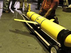 A U.S. Navy buoyancy glider, similar to one that was seized December 15, 2016, by the Chinese navy. The vessel was returned to the U.S. Navy December 20.