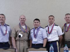 Tools that help the big data problem are one of the technologies most desired in the cyber realm, according to panelists at AFCEA TechNet Asia-Pacific., l-r: Maj Gen. Jeffrey A. Kruse, USAF; Capt. Dale C. Rielage, USN; Lt. Col. Ed Guevara, USAF; Col. Pete Don, USA; and Col. Matt Rau, USMC.