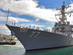 The USS O’Kane stands ready in Hawaii. The new radar system the Navy is testing would help safeguard the fleet from both ballistic and cruise missile threats. U.S. Navy photo by Mass Communication Specialist 3rd Class Diana Quinlan
