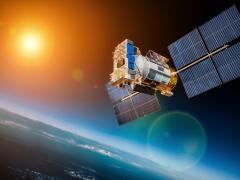 Researchers at Sandia National Laboratories search for ways to protect satellites from a variety of threats, including missiles, lasers and electronic warfare. Credit: Shutterstock/Andrey Armyagov