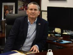 J. Scott Cameron, president of the National Intelligence University, eagerly awaits the final steps this weekend that will mark years of work and preparation as the university officially transitions from the Defense Intelligence Agency to the Office of the Director of National Intelligence. Photo courtesy of National Intelligence University