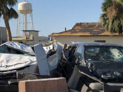 The U.S. Air Force is adding first responder network capability to 15 of its bases, which will help public safety personnel communicate during operations or emergencies, such as weather-related disasters, like Tyndall faced in 2018 with Hurricane Michael. Credit: Staff Sgt. Alexander Henniger