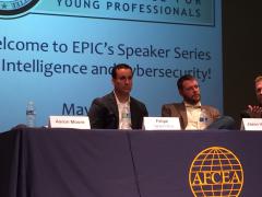 Intelligence and cybersecurity experts discuss emerging cyber threats at an AFCEA EPIC presentation, with growing concern over wearables and the Internet of Things.