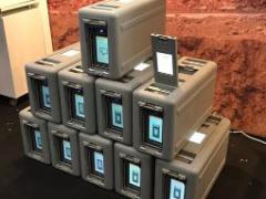 The Defense Health Agency and the Defense Healthcare Management Systems' recently completed cloud Accelerated Migration Project required a massive amount of storage, from Amazon Web Service's (AWS') Snowball Edge devices (pictured), which each have a capacity of 100 terabytes of data. Credit: AWS